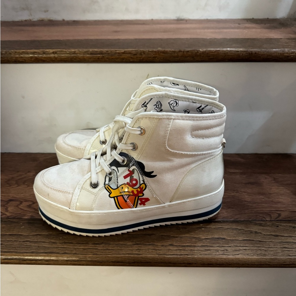 Disney Call it Spring Donald Duck Vegan Women’s High Tops size 10